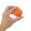 Boule de Massage Spikey Balle à Picots Souple Masseur Soulagement du Stress 5.5cm Orange