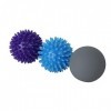 Vivezen - Lot de 3 balles de massage pour toutes parties du corps