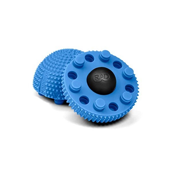 RAD Neuro Ball I Rouleau de massage pour pieds pour relâchement myofascial I Boule de massage texturée I Auto-massage, mobili