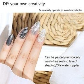 Colle de strass, colle de gel pour ongles, adhésif professionnel colle de gel UV pour ongles épais accessoire de strass décor