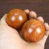 EXCEART en Bois Chinois Baoding Boules Athlétisme Plantaire Santé Boules Fasciite Boules De Massage Remise en Forme de Main B