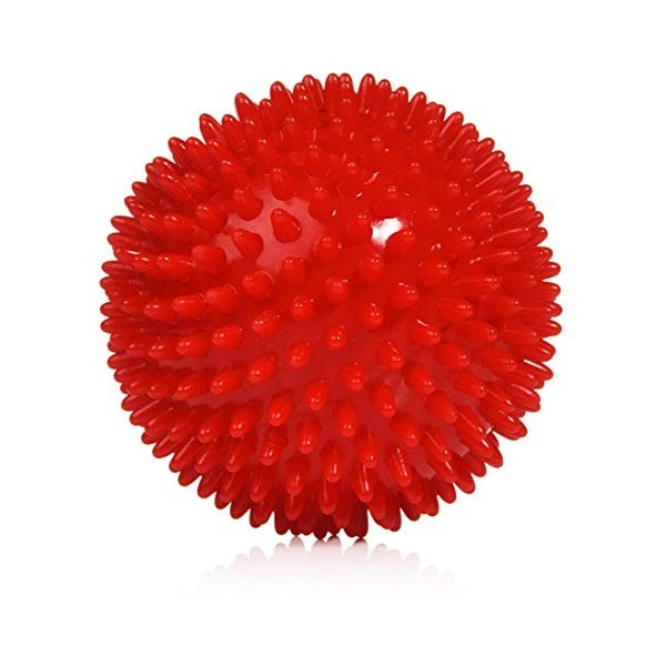 Balle de massage – 7,6 cm Foot Balle de massage à picots très ferme Boule de rouleau de massage Deep Tissue Dos épaule planta