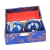 Sharplace Boules de santé chinoises portables avec boîte de rangement Boules de Baoding chinoises pour personnes âgées, Tai C