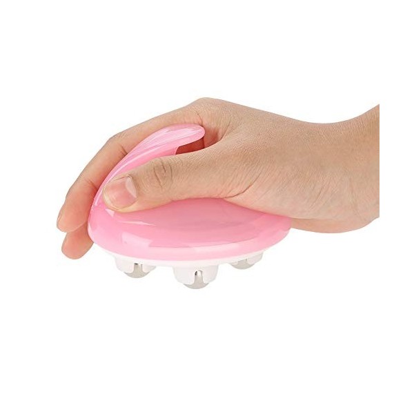 Masseur de drague de corps de boule, outil de massage de relaxation musculaire en acier inoxydable tenu dans la main, brosse 