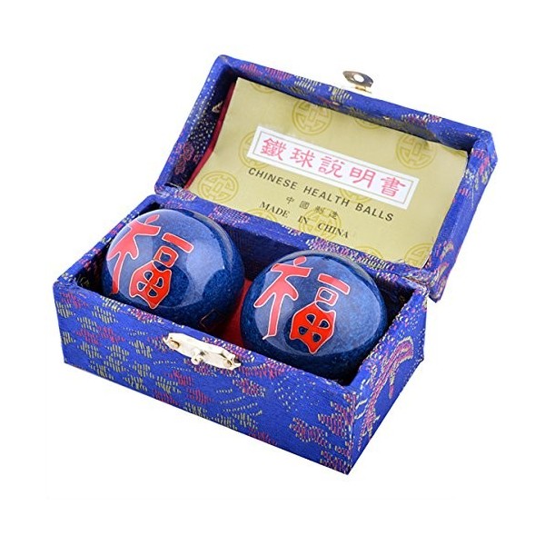 Feng Shui Baoding chinois Santé Exercize soulager le stress boules de 4.2 cm/4,3 cm Fengshuisale Rouge Bracelet cordon F1107