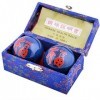 Feng Shui Baoding chinois Santé Exercize soulager le stress boules de 4.2 cm/4,3 cm Fengshuisale Rouge Bracelet cordon F1107