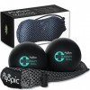 Balles de Massage Plyopic - Lot de 3 Boules haute densité pour le Relâchement Myofascial, Fasciite Plantaire, Crossfit Mobili