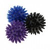 3pcs Boule de Massage Spikey Balle à Picots Masseur Pieds, Dos, Epaules, Bras Soulagement du Stress Réflexologie Acupression 