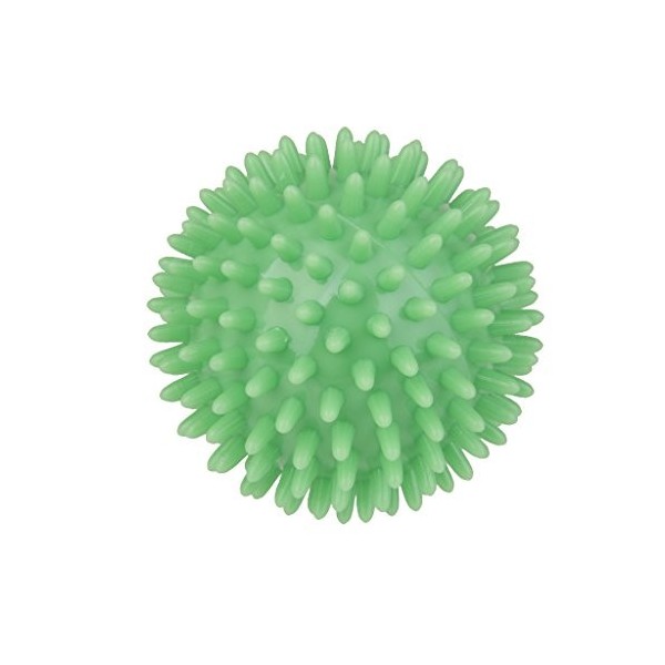 Boule de Massage Spikey Balle à Picots Masseur Soulagement du Stress 8cm Vert