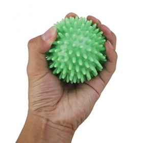 Boule de Massage Spikey Balle à Picots Masseur Soulagement du Stress 8cm Vert