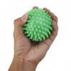 Boule de Massage Spikey Balle à Picots Masseur Soulagement du Stress 8cm Vert