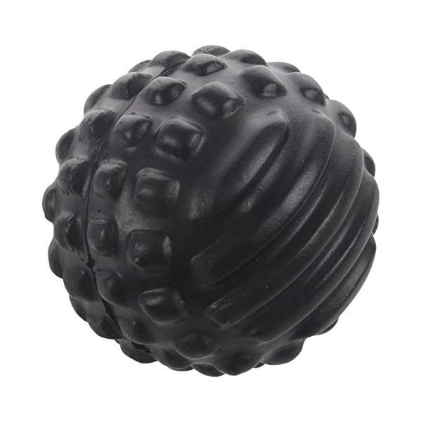 pintoc 2X Boule de Fascia En Mousse Pu Boule de Massage de Fitness Détente Musculaire Boule Noir