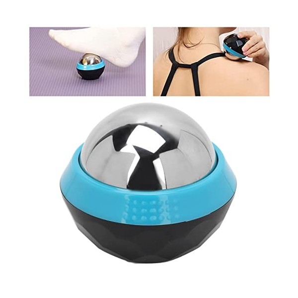 Boule De Massage Rouleau Chaud Et Froid En Acier Inoxydable Thérapie De Glace Portable Masseur Musculaire des Tissus Profonds