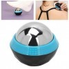 Boule De Massage Rouleau Chaud Et Froid En Acier Inoxydable Thérapie De Glace Portable Masseur Musculaire des Tissus Profonds