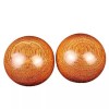 SciAza balle de massage boule chinoise Paquet de 2 boules chinoises pour la main, boules de Baoding de 2 pouces, boules de mé