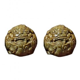 SciAza balle de massage boule chinoise Balle de massage à la main, poignée de balle de fitness pour jouer de petits ornements