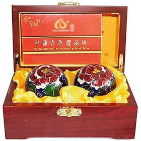 FURLOU Handballs dexercice, boules de méditation, balles de Baoding Balles de santé chinoises Balles anti-stress for adultes