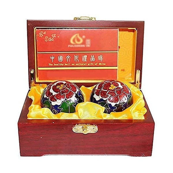 FURLOU Handballs dexercice, boules de méditation, balles de Baoding Balles de santé chinoises Balles anti-stress for adultes