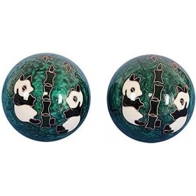 FURLOU Ballons dexercice, boules de méditation, boules de Baoding boules de Baoding 2 pièces boules de méditation boules de 