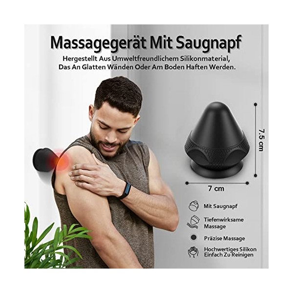 DONGSHEN Triggerpunkt Kit de massage pour les douleurs musculaires et les tensions de lépaule, du cou, des bras, du dos et d