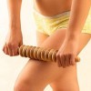 Tuuli Accessories Anti Cellulite Masseur Rouleau de Massage Appareil de Disque Maderothérapie Bois 40 cm