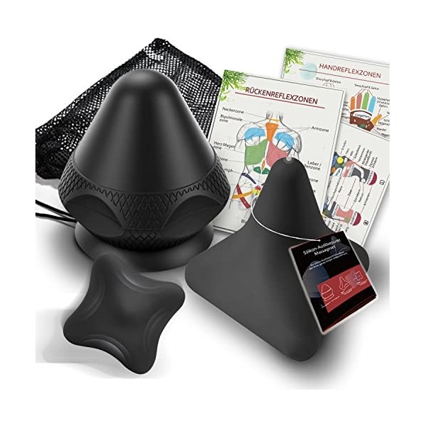 DONGSHEN Triggerpunkt Kit de massage pour les douleurs musculaires et les tensions de lépaule, du cou, des bras, du dos et d