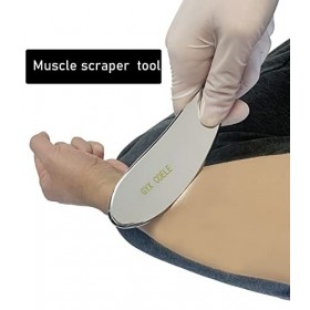 GYX COELE Outil de massage Gua Sha en acier inoxydable - Outil IASTM - Thérapie physique pour les tissus mous - Utilisé pour 