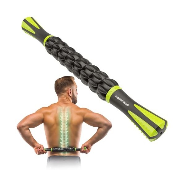 Supportiback® Roller de Massage Tissulaire Profond Thérapeutique, Soulage Les Muscles Douloureux, Améliore la Mobilité et la 