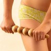 Tuuli Accessories Anti Cellulite Masseur Rouleau de Massage Appareil de Balles Maderothérapie Bois 40 cm