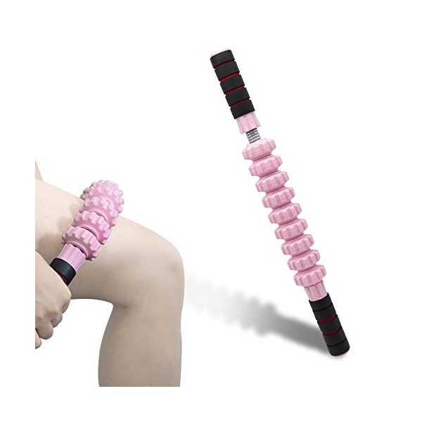 2022 Rouleau de Massage Plier, Sport Anti-Cellulite Masseur, Musculaire Rouleau Massage Multifonctionnel, Drainage Lymphatiqu