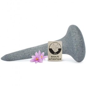 Pierre Chaude en Forme de Clou, Hot Stone en Basalte Certifié Authentique pour Beaucoup de Chaleur, pour Compléter Votre Set 