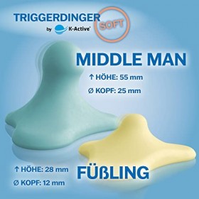 Triggerdinger by K-Active® Soft Kit de déclenchement pour auto-traitement et relâchement des tensions