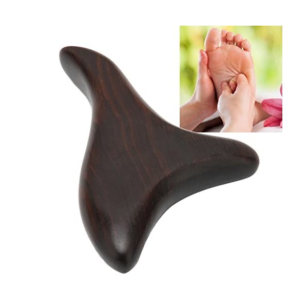Outil de Massage Thaï Traditionnel de Réflexologie en Bois Outil de Massage Thaï, Masseur en Bois Point Dacupuncture de Réfl