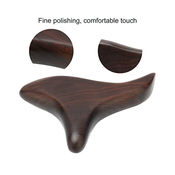 Outil de Massage Thaï Traditionnel de Réflexologie en Bois Outil de Massage Thaï, Masseur en Bois Point Dacupuncture de Réfl