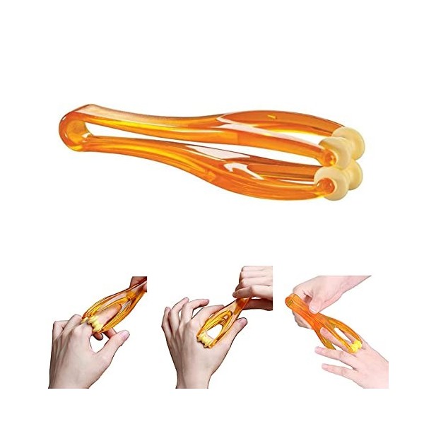 Rouleau de Massage des Doigts,Outil de massage des doigts,Anneaux de Massage Hérissés,Massage Doigt Rouleaux pour Favoriser l