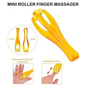 Rouleau de Massage des Doigts,Outil de massage des doigts,Anneaux de Massage Hérissés,Massage Doigt Rouleaux pour Favoriser l