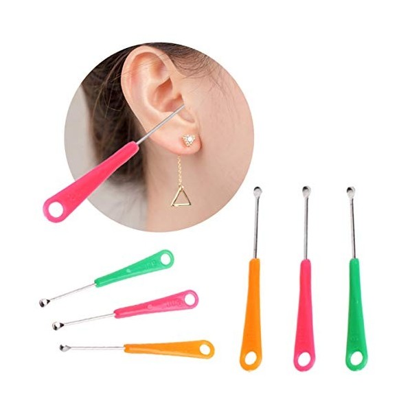 HELLOYOUNG 20 pcs Earpick Cuillère Outil Nettoyer Oreille Curette Remover Soins de Santé Coloré Cadeau Couleur Aléatoire Autr