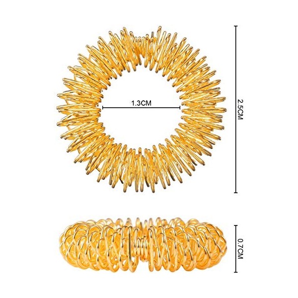 Massage des Doigts,20 pièces Anneaux de Massage des Mains,Massage dacupressure,Anneau de Massage des Doigts,pour Massage des
