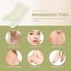 Healifty Gua Sha Scraping Outil de massage en pierre naturelle naturelle Guasha Board pour SPA dacupuncture Gua Sha Scraping