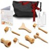 Maderothérapie Kit Massager Maderothérapie Massage Du Visage Bois Rouleau Massage Kit Maderothérapie