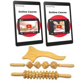 Kit complet de Maderothérapie avec accès au cours en ligne pour apprendre à lutiliser, Kit de Maderothérapie pour le Corps A