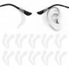 WLLHYF Lot de 10 paires de poignées en silicone pour lunettes de soleil et lunettes de lecture - Antidérapantes - Pour lunett