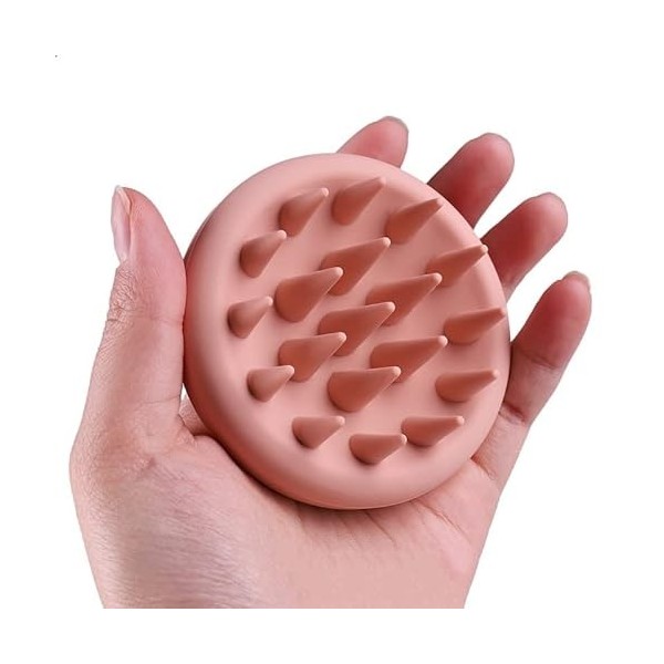 Brosse de massage du cuir chevelu Silicone Scalp Massager Brosse de massage de la tête Pour exfolier Et stimuler La croissanc