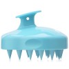 FREATECH Brosse Shampoing Massage Cuir Chevelu avec Poils en Silicone Souple pour Soin Cuir Chevelu, Détendez Tete et Élimine