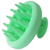 Brosse Massage Cuir Chevelu Silicone Et Brosse De Shampooing,[Humide & Sec] Tout en un manuel Masseur Tete，Nettoyage en Profo