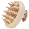 Brosse Massage Cuir Chevelu Silicone Et Brosse De Shampooing,[Humide & Sec] Tout en un manuel Masseur Tete，Nettoyage en Profo