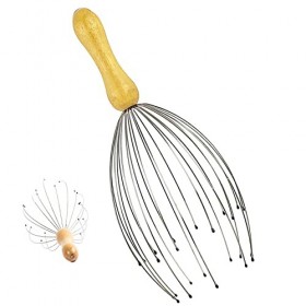 TaoQi Appareil de massage à tête daraignée avec 24 griffes pour gratter la tête pour une relaxation en profondeur, une stimu