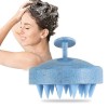 【Phantasy】 Brosse de massage pour cuir chevelu, shampooing en silicone pour exfolier et massage de la tête pour améliorer la 