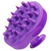 FReatech Mis à Jour Brosse à Shampoing pour Cuir Chevelu avec 2 Types Poils en Silicone, Nettoyage Fin et Gommage Doux, Soin 