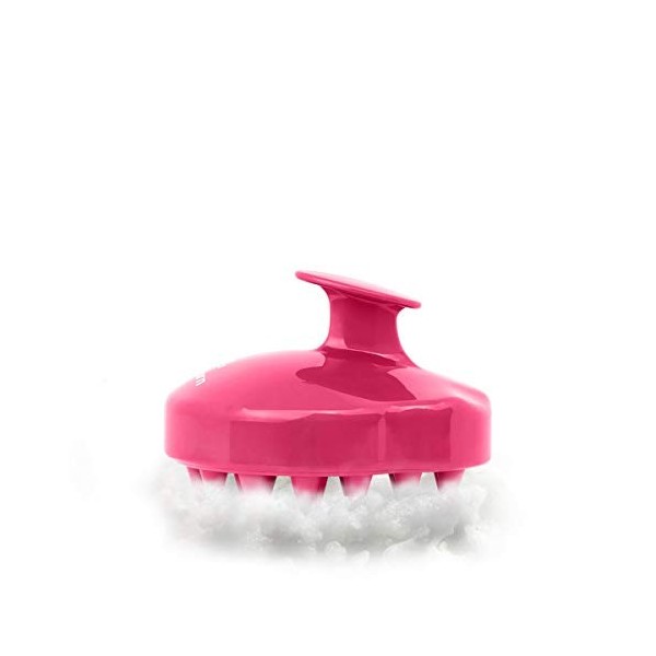 PHILORN Masseur Tête Brosse de Massage Cuir Chevelu Peigne en Silicone Souple pour Relaxation de la Tête Shampoing Exfolie et